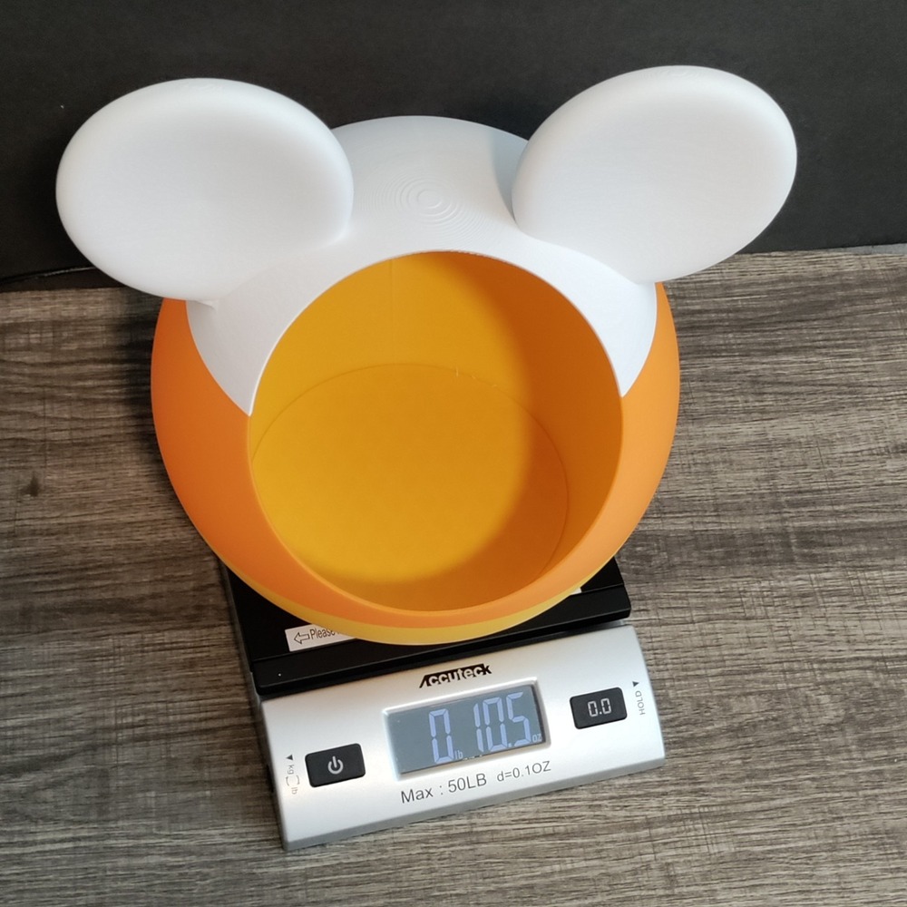 PLA 3D Printed‎ Mickey Mouse Candy Dish Bowl Candy Corn Halloween Decor - Picture 11 of 11